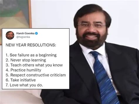 Harsh Goenka shares resolutions for New Year 2023.